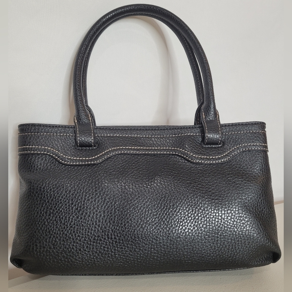 Liz Claiborne Vintage Y2K Faux Leather Mini Satchel Handbag